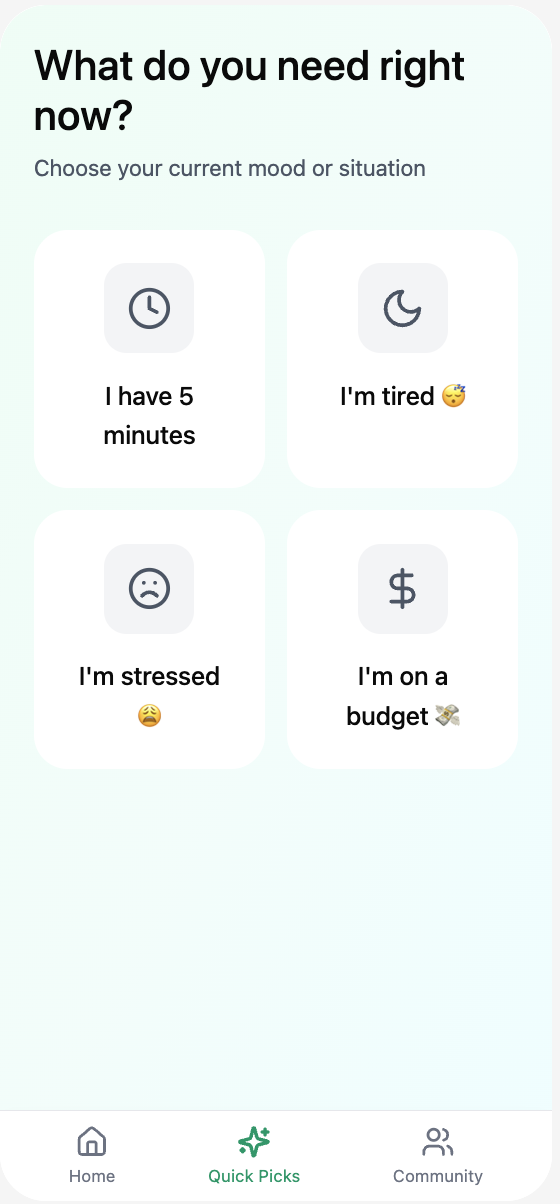 Mood-Based Wellness Mockup
